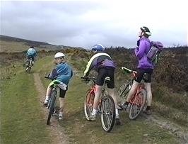 Setting out along the tramway from near Haytor quarry